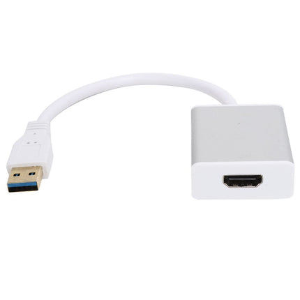 USB to HDMI Adapter with Drive Extend Display DeviceSilver Gray