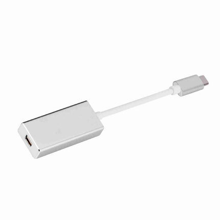 USB3.1 Typec To Mini DP Adapter USBC to Mini DP Adapter For Macbook Silver