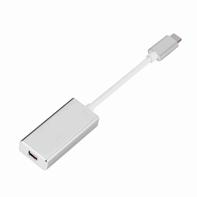 USB3.1 Typec To Mini DP Adapter USBC to Mini DP Adapter For Macbook Silver – product detail