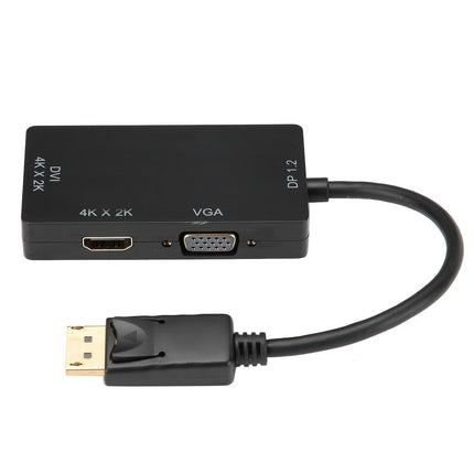 3-in-1 Adapter DP to HDMI/VGA/DVI Multifunction High Definition Adapter