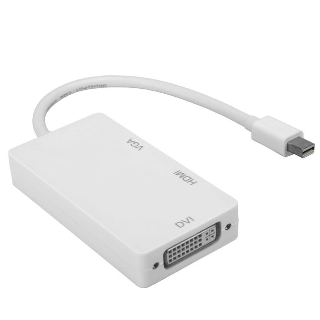 3 in 1 Adapter Mini DP to HDMI VGA DVI Display Port Convert No External Pow V1301-98941730