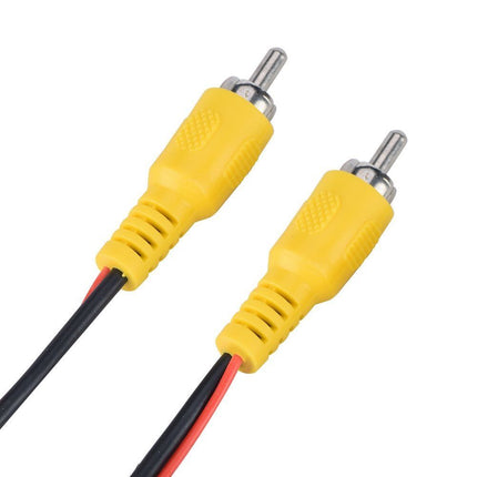 2PCS RCA M/M Nickel Plated Plug Audio Video Cord(20m)