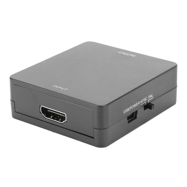 Mini HDMI to AV Adapter Box Video RCA AV CVSB L/R 1080P HDMI2AV Adapter H – product detail