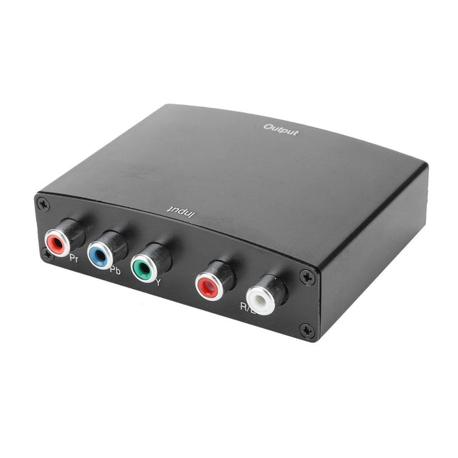 YPbPr to HDMI Adapter L/R Audio RGB Adapter ABS Transformer 100 240VEU Plug – product detail
