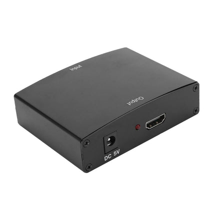 YPbPr to HDMI Adapter L/R Audio RGB Adapter ABS Transformer 100?240VEU Plug