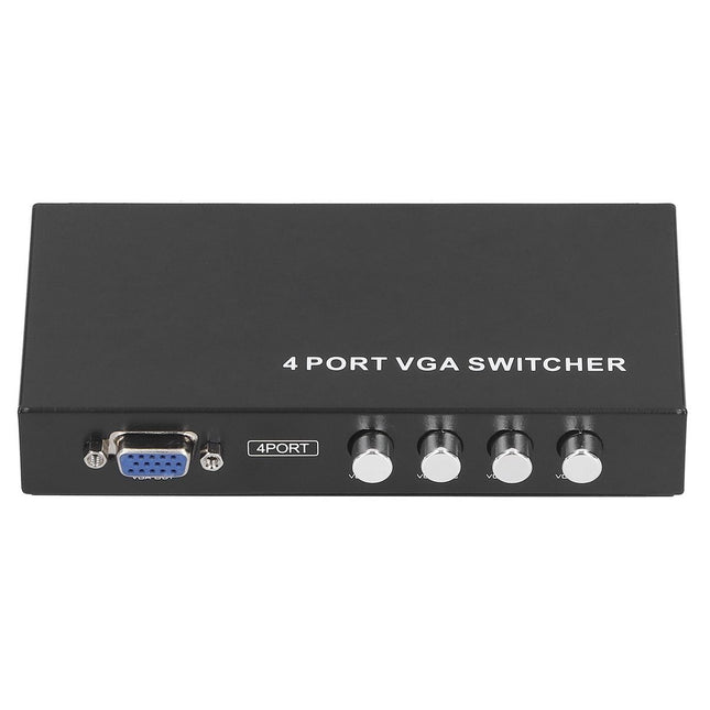 4 Port VGA Switcher SVGA Monitor Sharing Switch Box 4 in 1 out for LCD PC T V1301-98946123