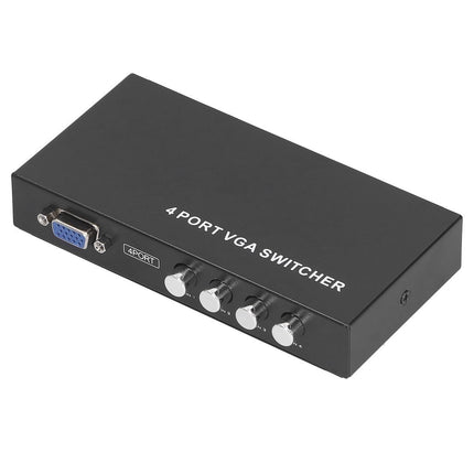 4 Port VGA Switcher SVGA Monitor Sharing Switch Box 4?in?1?out for LCD PC T