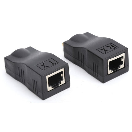HDMI to RJ45 Adapter Extender Network Connector Cat5e Cat6