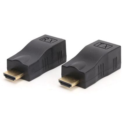 HDMI to RJ45 Adapter Extender Network Connector Cat5e Cat6