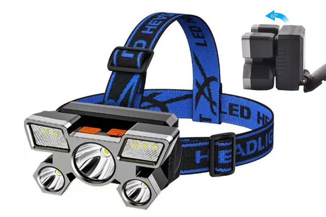 Headlamp Flashlight USB Rechargeable LED Head Light with 4 Modes for Camping Fishing and Outdoor – product detail