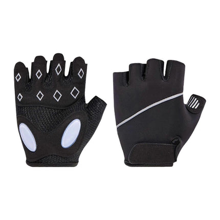 Breathable Fingerless Workout Gloves with Silicone Palm Protection - Anti-Slip Gym Gloves for Men & Women, Ideal for Cycling, Weightlifting & Cross Training - Pink S
