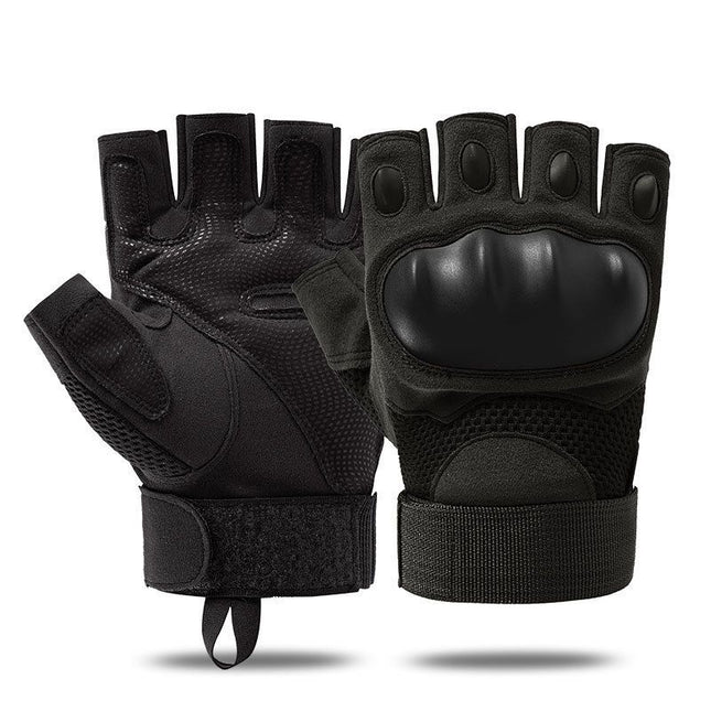 Motorcycle Gloves Fitness Gloves Half-finger Padded Gym