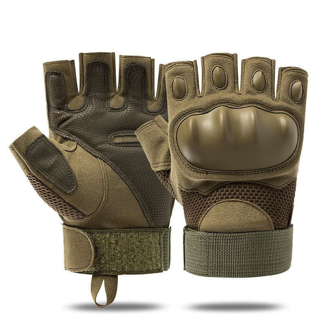 Motorcycle Gloves Fitness Gloves Half-finger Padded Gym