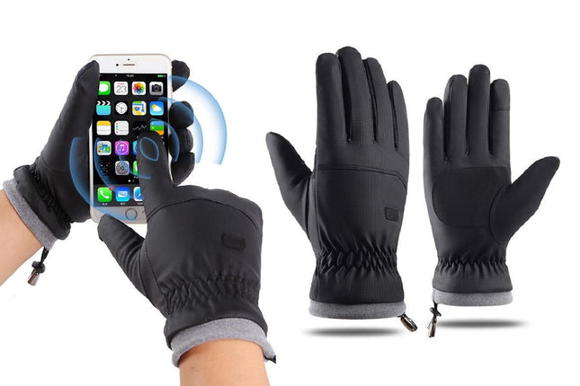 Winter Water Repellent Ski Snow Warm Gloves with Touchscreen Fingers