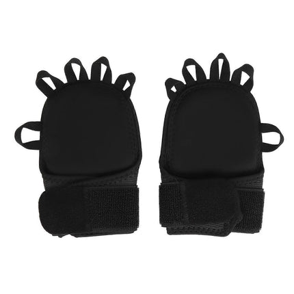 Ventilated Gym Gloves with Wrist Support for Men & Women, Anti-Slip Weightlifting Workout Gloves with Palm Protection