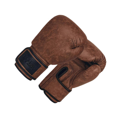 Boxing Gloves for Men Women Sparring Gloves for Exercise Home Gym Kickboxing - Brown 12oz