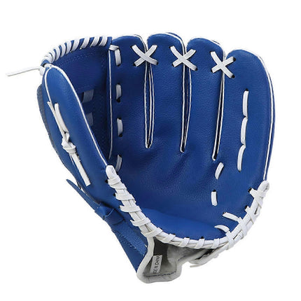 Youth Baseball Gloves Synthetic Leather Baseball Glove Sports Baseball for Women and Men Kids - Blue 11.5inch