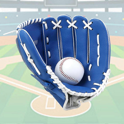 Youth Baseball Gloves Synthetic Leather Baseball Glove Sports Baseball for Women and Men Kids - Rose Red 10.5inch
