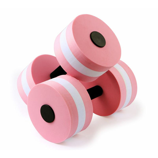 2PCS EVA Water Dumbbells Aquatic Exercise Barbells for Water Aerobics Pool Fitness Resistance Training