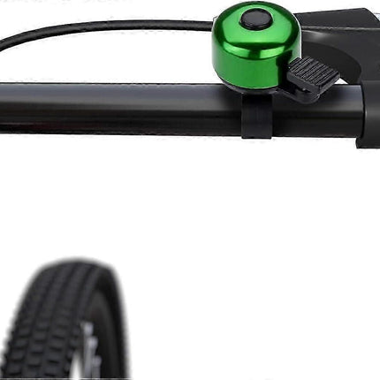 Mini Bicycle Bell Loud Clear Ring Bike Handlebar Bell for Road Mountain MTB City Bike Accessories(Green)
