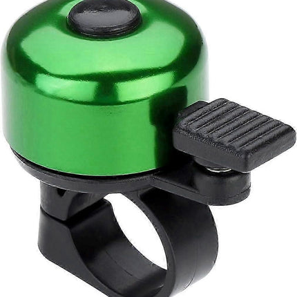 Mini Bicycle Bell Loud Clear Ring Bike Handlebar Bell for Road Mountain MTB City Bike Accessories(Green)