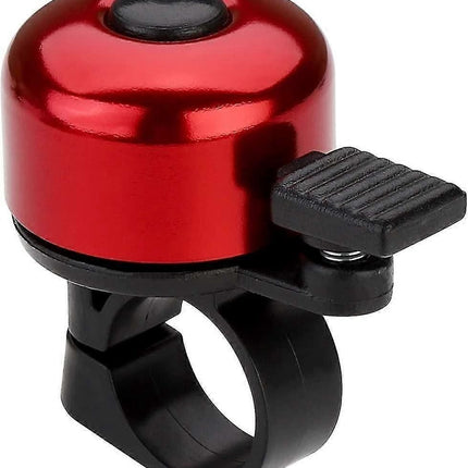 Mini Bicycle Bell Loud Clear Ring Bike Handlebar Bell for Road Mountain MTB City Bike Accessories(Red)