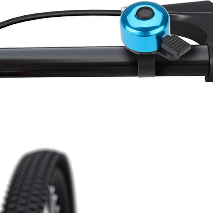 Mini Bicycle Bell Loud Clear Ring Bike Handlebar Bell for Road Mountain MTB City Bike Accessories(Blue)