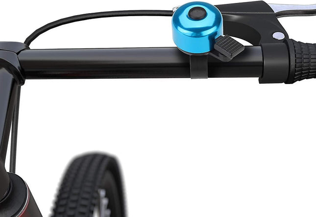 Mini Bicycle Bell Loud Clear Ring Bike Handlebar Bell for Road Mountain MTB City Bike Accessories(Blue) – product detail