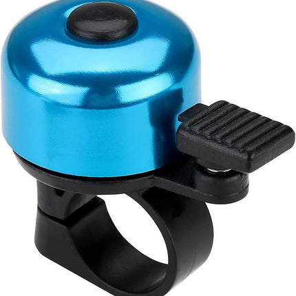 Mini Bicycle Bell Loud Clear Ring Bike Handlebar Bell for Road Mountain MTB City Bike Accessories(Blue)