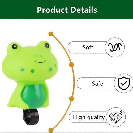Bike Bell Cute Cartoon Bike Bell Bicycle Bell Bike Horn Animal Design Bike Handlebar Bell with Loud Crisp Clear Sound for Bike Accessories Decoration