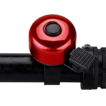 2PCS Bike Bell Bicycle Bell With Loud Crisp Clear Sound, Road And Mountain Bike Bell (Red)