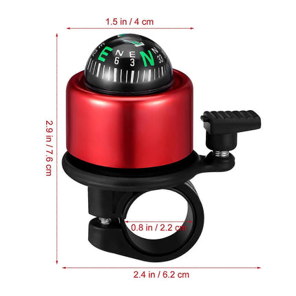 Mountain Bike Bell Compass Warning Bell for Bike Accessories