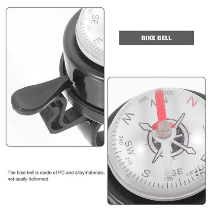 Compass Bike Bell Portable Bicycles Bell Road Cycling Bell Practical Bell Bike Horn