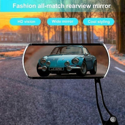 2PCS 360°Adjustable Bicycle Rear View Mirrors Foldable Handlebar Mirrors for MTB Road Bike E-Bike Scooter - Yellow