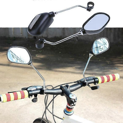 2 Pieces Bike Mirrors (only for handlebars within diameter 25mm)