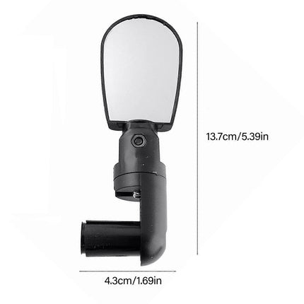 2Pcs Regulable Cycling Rearview Mirrors Versatile Antiglare Bike Rearview Mirrors for Road Biking Enthusiasts