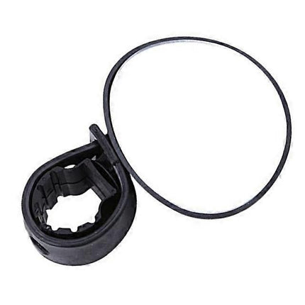 2Pcs Adjustable ycling Bike Mirrors MTB Road Bike Bicycle Handlebar Barend Rearview Mirror Ultralight Safe Mirror Bicycle Accessories - Black