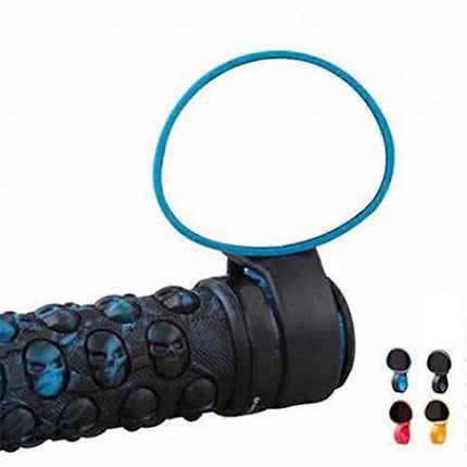 2Pcs Adjustable ycling Bike Mirrors MTB Road Bike Bicycle Handlebar Barend Rearview Mirror Ultralight Safe Mirror Bicycle Accessories - Black