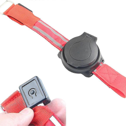 Bike Mirror Wrist Support - Bicycle Mirrors Handlebar Mirror, Folding Scratch Resistant Mirror With Light