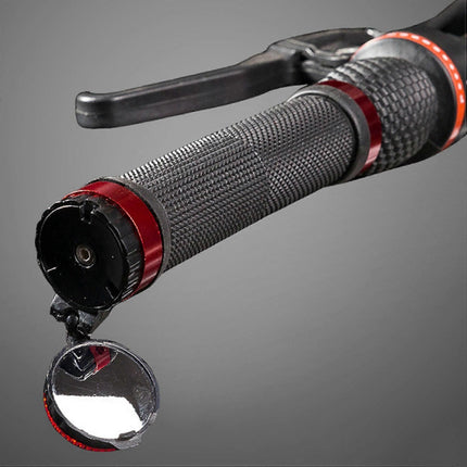 2X Bicycle Rearview Mirrors 360Degree Adjustable Bike Handlebar Mirror Blast-Resistant Glass Lens Safe Bike Mirror
