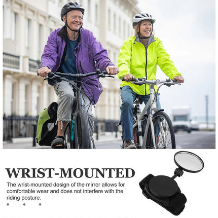 Bike Wristband Mirror Bike Rear View Mirror Cycling Mirror Arm Wrist Rearview Mirror For Bike