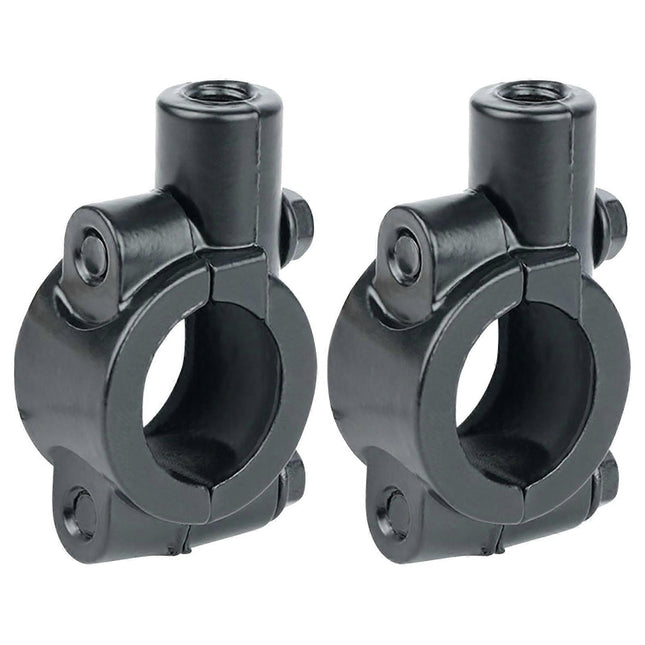 2pcs Bike Mirrors Handlebars Mount Aluminum Alloys Mirrors Holder Regulable Mount for Bikes and Motorcycles