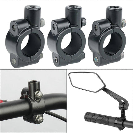 2pcs Bike Mirrors Handlebars Mount Aluminum Alloys Mirrors Holder Regulable Mount for Bikes and Motorcycles M8 Mirror Mount