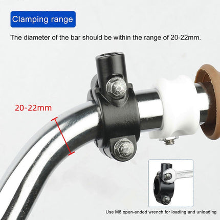 2pcs Bike Mirrors Handlebars Mount Aluminum Alloys Mirrors Holder Regulable Mount for Bikes and Motorcycles M8 Mirror Mount