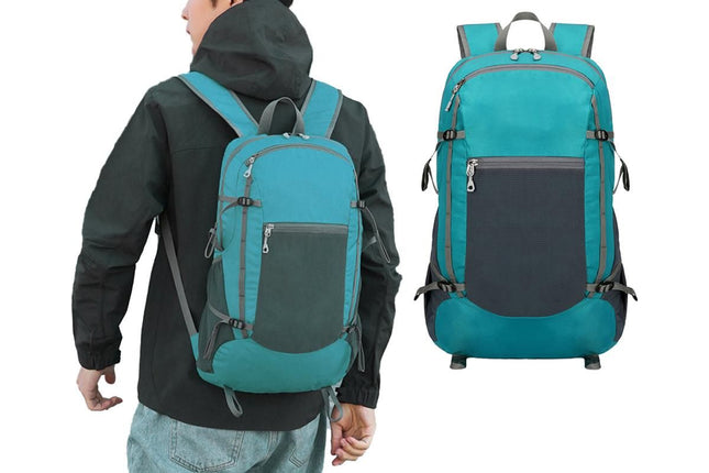 Hiking Backpack Packable Travel Day Pack Lightweight Water Resistant Hiking Daypack for Women Men -Blue