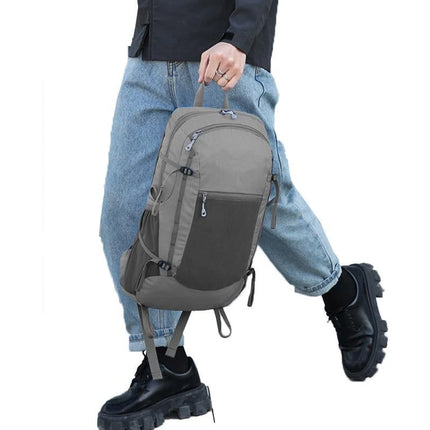 Hiking Backpack Packable Travel Day Pack Lightweight Water Resistant Hiking Daypack for Women Men -Grey