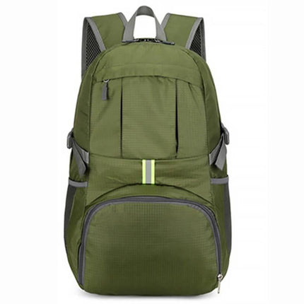 30L Ultra Lightweight Foldable Waterproof Backpack Travel Camping Hiking Outdoor Sports Bag - Green
