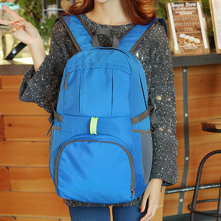 30L Ultra Lightweight Foldable Waterproof Backpack Travel Camping Hiking Outdoor Sports Bag - Blue