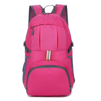 30L Ultra Lightweight Foldable Waterproof Backpack Travel Camping Hiking Outdoor Sports Bag - Purple