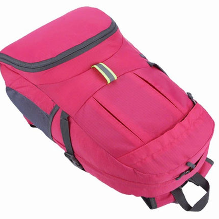 30L Ultra Lightweight Foldable Waterproof Backpack Travel Camping Hiking Outdoor Sports Bag - Purple